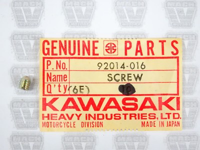 Kawasaki NOS NEW 92014-016 Seat Lock Screw Z1 KZ KZ1000 KZ900