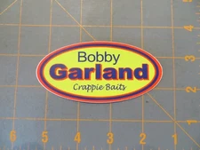 Bobby Garland Crappie Baits Fishing Sticker - 4 x 2 inch