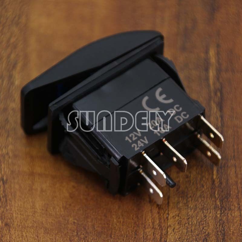 STROBE LIGHTS - Rocker Switch Carling ARB Narva Style BLUE LED Heaps of ...