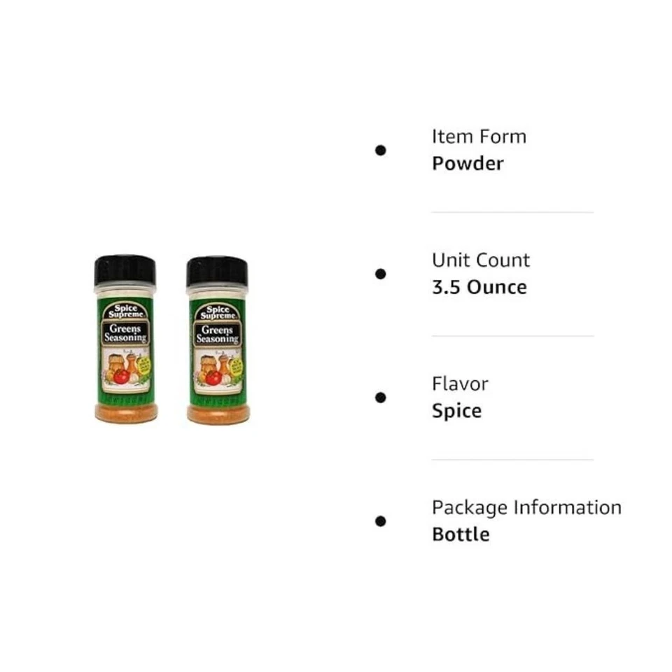 Condimento verde para ensaladas y verduras - Spice Supreme, 3,5 oz (2) Foto 2 de 3