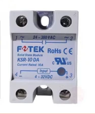 1 PCS NEW Fotek KSR-10DA 10A Solid State Relay Free Shipping