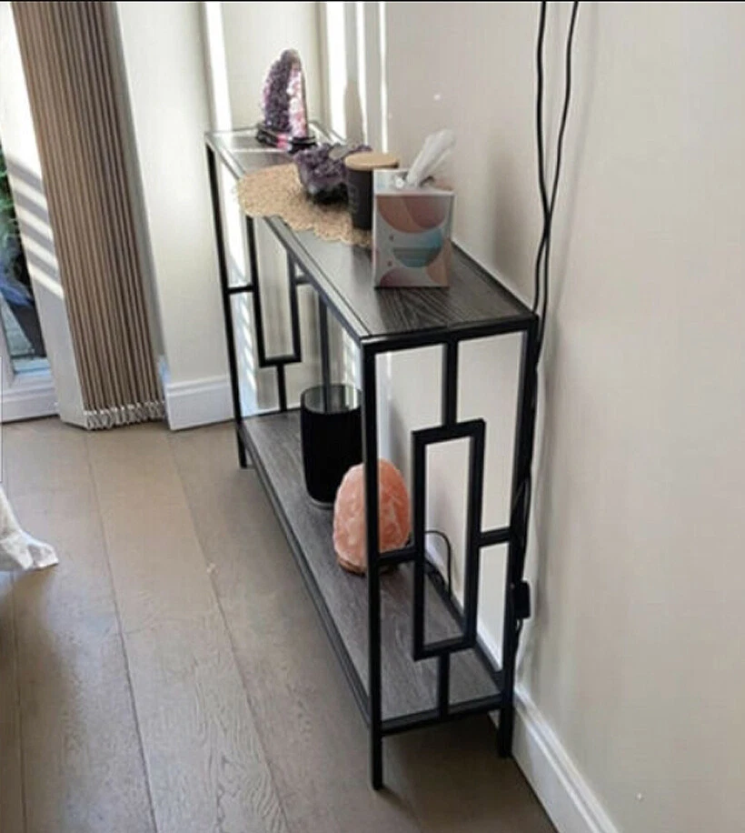 Slim Hallway Console Table Hall Entryway Living Room Furniture Narrow Industrial