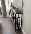 Slim Hallway Console Table Hall Entryway Living Room Furniture Narrow Industrial