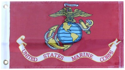 United States Marine Corps EGA 150D Poly Nylon 12x18 12''x18'' Officially Licensed