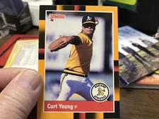 1988 Donruss Baseball's Best # 323 CURT YOUNG A’s