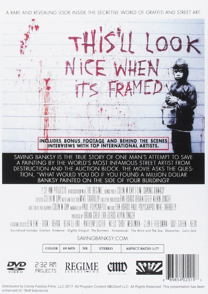 Saving Banksy (DVD) for sale online | eBay