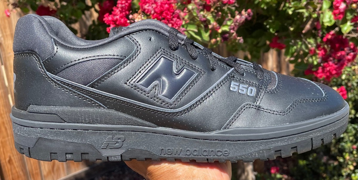 Size 13 - New Balance 550 Triple Black for sale online | eBay