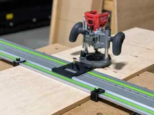 LR 32 Hole Drilling System for Milwaukee Plunge Base Router, Compatible with Fes