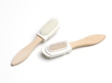 Suede brush with wooden handle - excellent suede boot cleaner