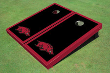 University Of Arkansas Maroon Matching Border Cornhole Boards