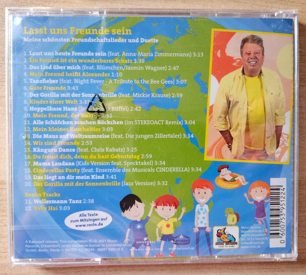 Thumbnail - Volker Rosin: Lasst Uns Freunde Sein - Freundschaftslieder / Duette