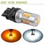 thumbnail 2 - 2 X Dual Color 3157 High Power Yellow White 5730 20 LED Switchback Light Bulbs
