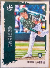 2021 Panini Diamond Kings Daulton Jefferies RC #145 Oakland Athletics