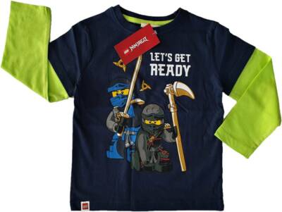 Lego Ninjago Langarmshirt T-Shirt Shirt Jungen Gr.98 Lagen- Look