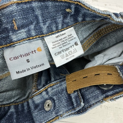 Carhartt Jeans Workwear Carpenter Jeans Boys 5 (measures 20x18") - Picture 2 of 11