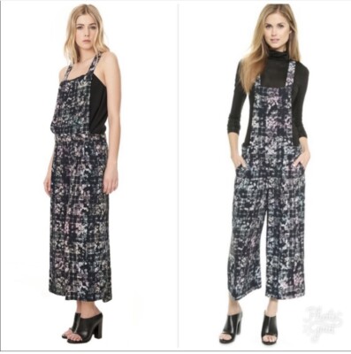 Tibi floral Fields overalls Jumpsuit