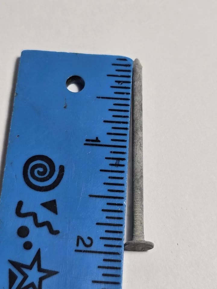 20 libras. NAILS 6D 2” plataforma de haste lisa galvanizada, cerca PREGOS - Imagem 4 de 4