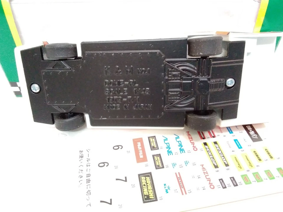 K&M Nº1 DOME ZERO - RL 1/43 Hecho en JAPÓN con hoja de calcomanía extra como nuevo en caja Foto 4 de 4