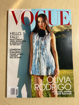august 2023 VOGUE magazine Olivia Rodrigo cover Caroline Wozniacki  '' YOU PICK ''