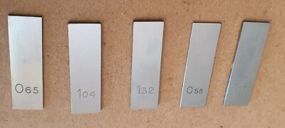 Precision Metric Gauge Block 10x30 mm 0.48-1.80 mm.