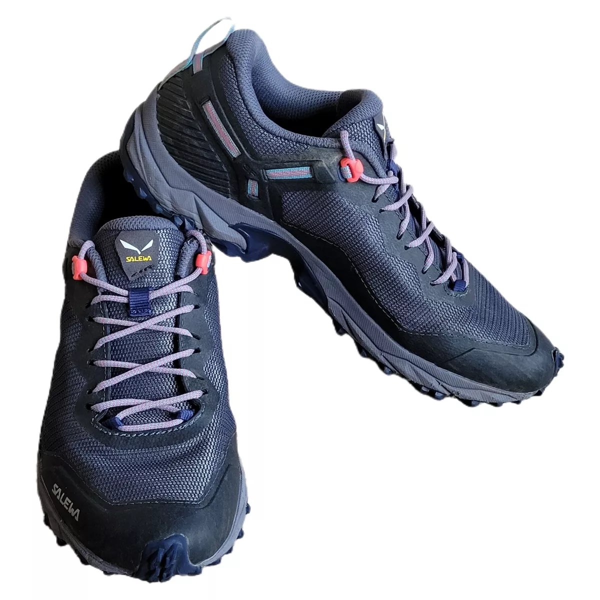Salewa Women s WS Ultra Train 3 Blue Hiking Running Trail Sneakers 7.5