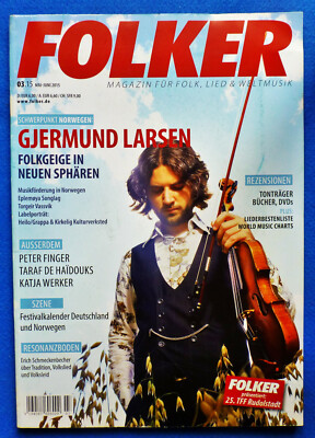 FOLKER 3/15_Magazin für Folk, Lied & Weltmusik_Gjermund Larsen_Taraf de Haidouks