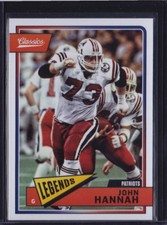 2018 PANINI CLASSICS LEGENDS JACK HANNAH #197 PATRIOTS ALABAMA CRIMSON TIDE HOF