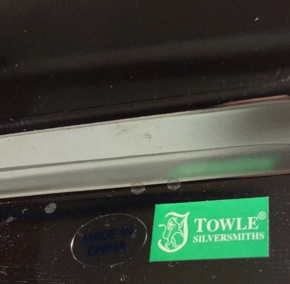 Towle Plateros Bandeja Cromada Asas de Vid de Uva 11" X 6.5" Foto 3 de 3