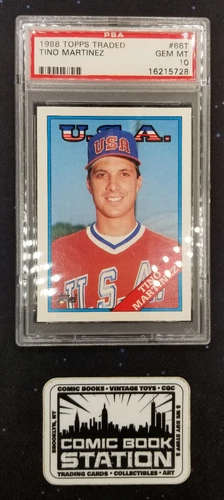 1988 Topps Traded #66T Tino Martinez U.S.A. PSA GEM MT 10