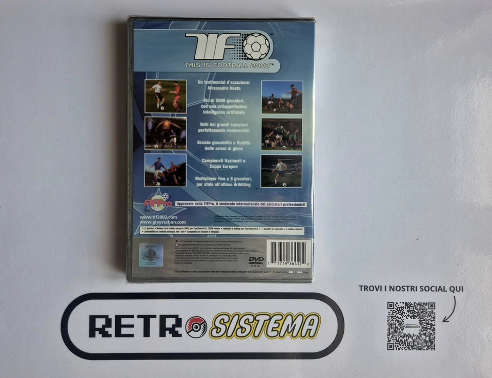 Playstation 2 PS2 This Is Football 2002 PAL Italiano NUOVO SIGILLATO - Immagine 2 di 2