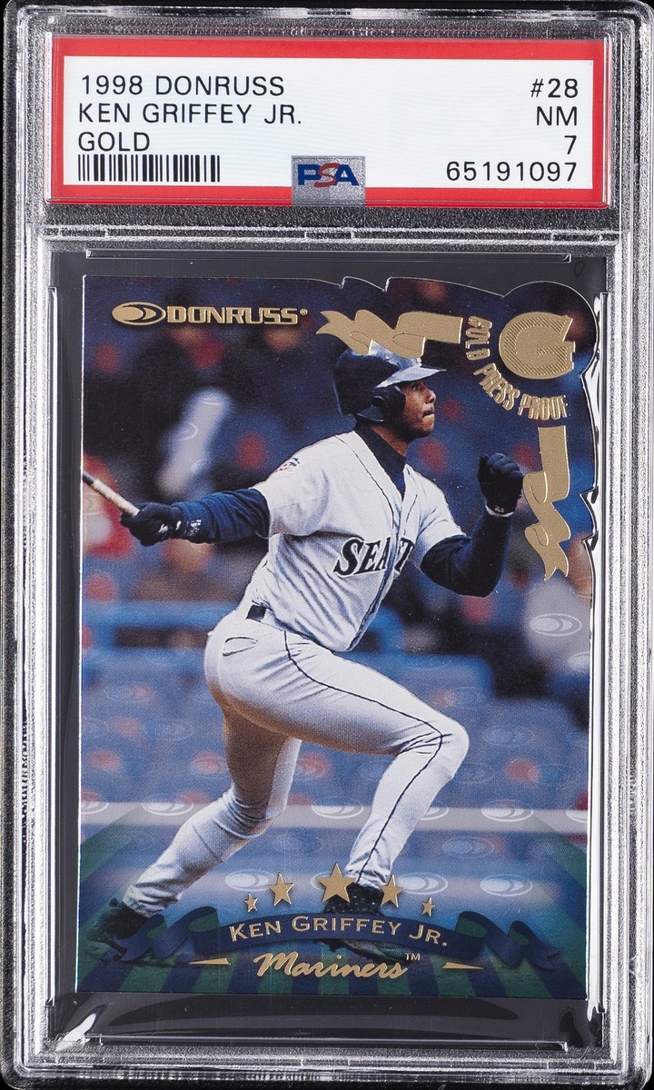 1998 Donruss - Ken Griffey Jr #28 Press Proof Gold /500 for sale