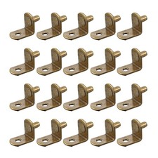 Supporto mensola Perno,5mm ASSISTENZA,ripiano armadio,Staffa Bronzo 20pz