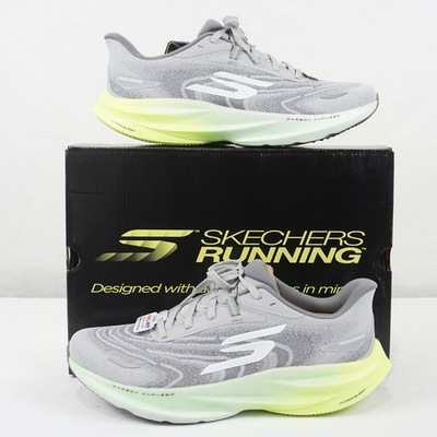 #ad Skechers Running Aero Spark Sneaker In Gray Lime 246200 GYLM Men#x27;s Size 10.5 $114.98
