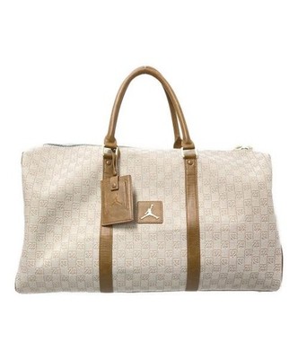 JORDAN                    Monogram Duffle Bag Coconut beige