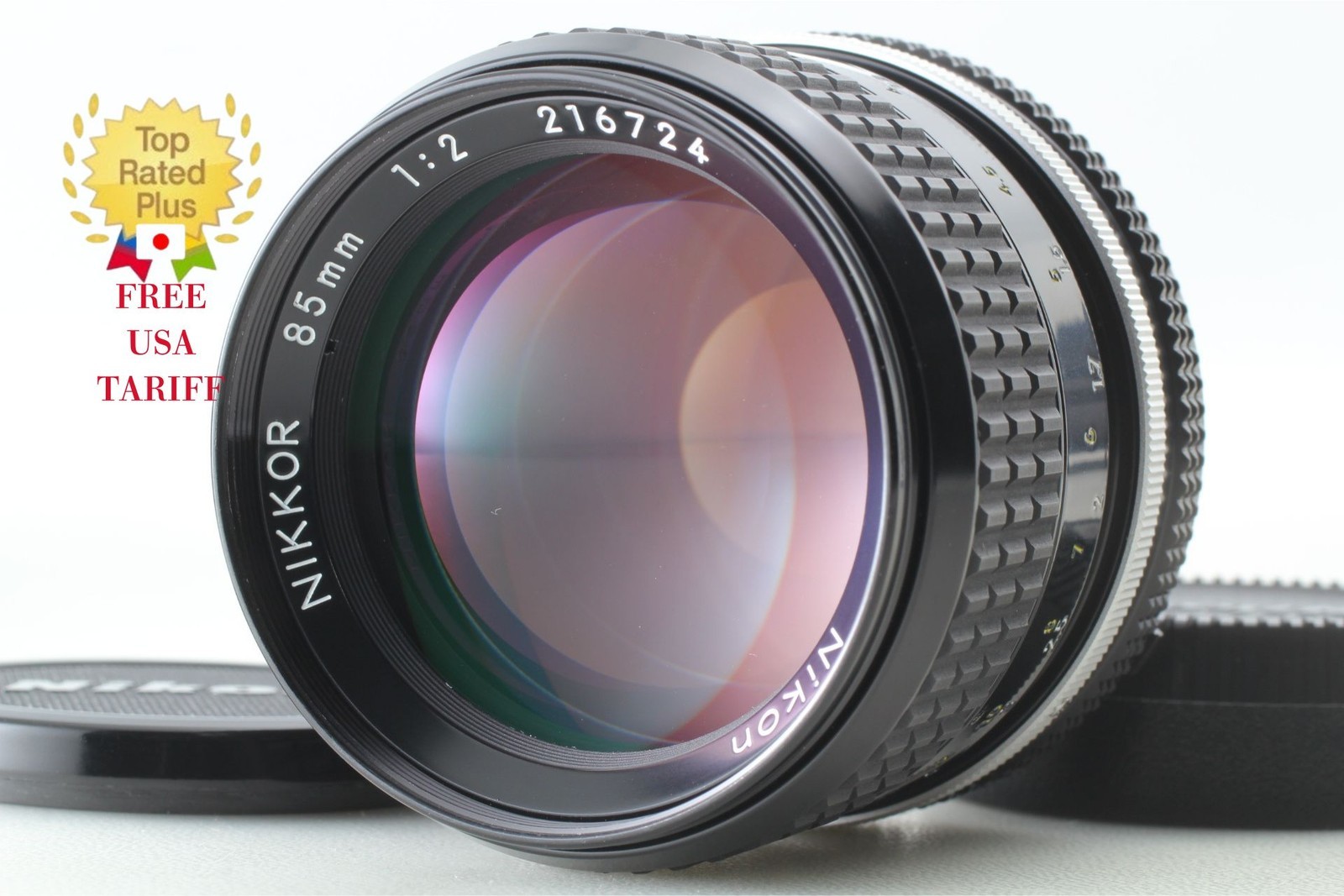 [ MINT ] Nikon Ai Nikkor 85mm f/2 Portrait Lens F Mount Camera From JAPAN