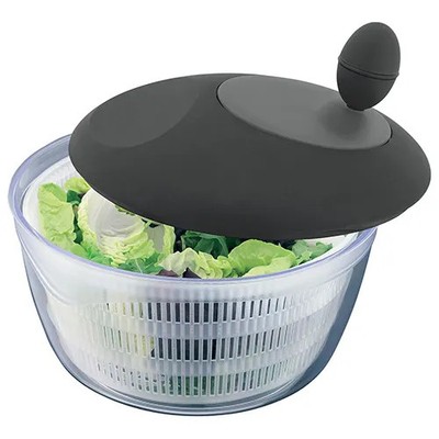 Richter Salatschleuder mit schwarz & grauem Deckel