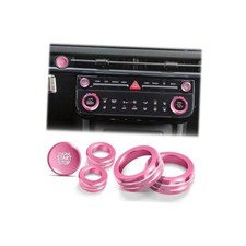 for 2025-2026 Hyundai Tucson Accessories No for SE   5PCS Aluminum Knob Pink