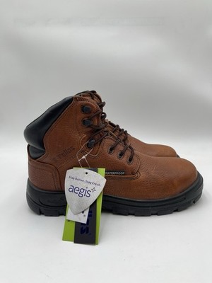 S Fellas Genuine Grip Men's 6051 Poseidon CT WP 6-inch Hiker Work Boot Size 8.5W