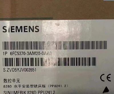 Used 6FC5370-3AM20-0AA0 SINUMERIK 828D BASIC M CNC-HARDWARE PPU