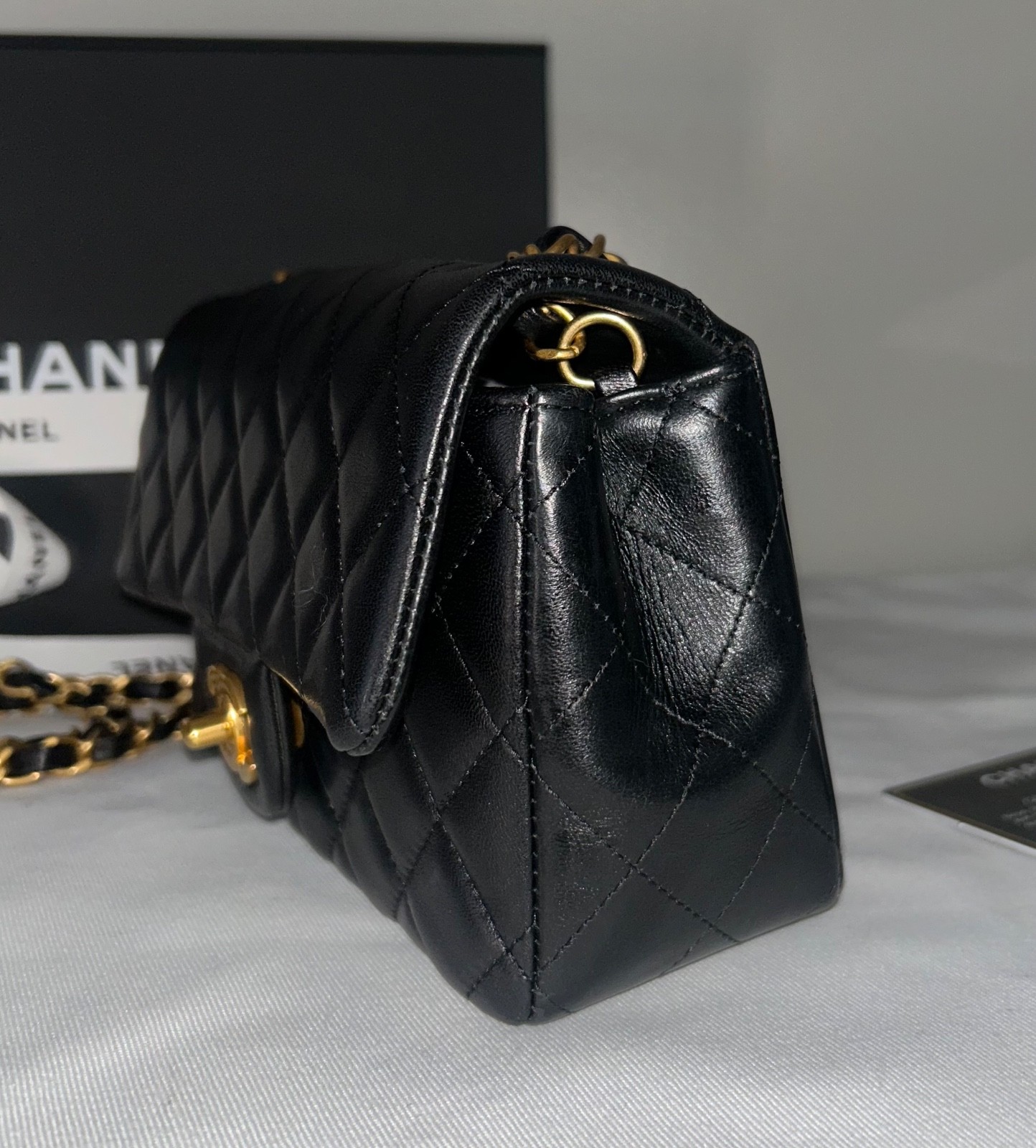 CHANEL Classic Mini Rectangular Flap Bag Quilted … - image 6