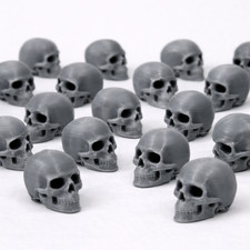 Skulls 50pcs 7mm Miniature  Basing Bits Warhammer DND Base Decoration