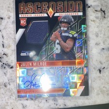 Panini Phoenix 2025 Rookie Jersey Auto 86/99 Jalen Milroe Seahawks #ARJ Football