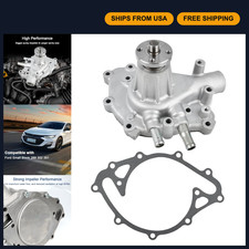 Short Water Pump For Sb Ford - Satin Aluminum Passenger Side High Performance