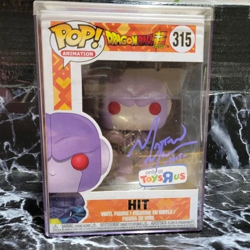 "RARE" Hit Dragon Ball Funko Pop #315 COA JSA Signed Matthew Mercer