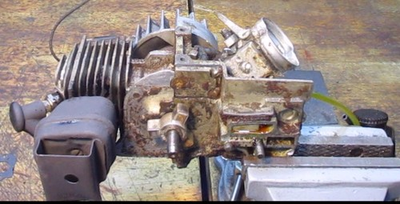 #ad Homelite Engine Super2 XL XL2 Runs Great Read Description SEE Video VTG $44.00