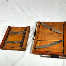 Antique Kodak Auto Mask Printing Frame 4x5  Wood Contact Print Frame Lot of 2