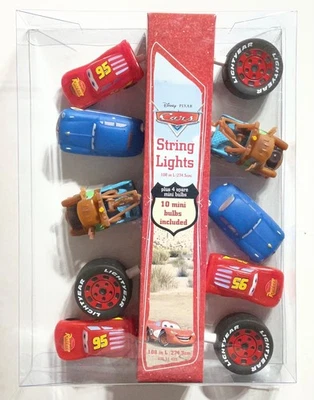 NEU IM KARTON DISNEY PIXAR CARS LICHTERKETTE LIGHTNING MCQUEEN MATER - Bild 1 von 2