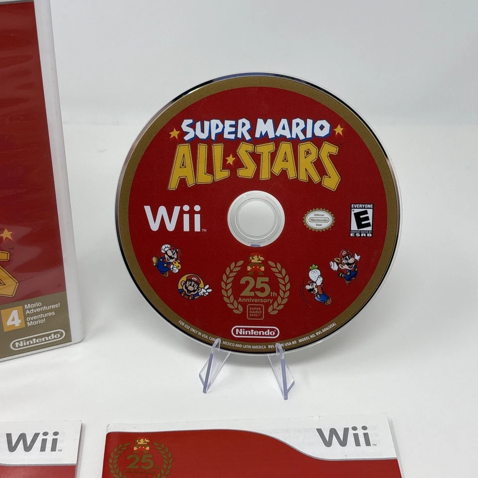 Super Mario All-Stars (Nintendo Wii, 2016) Complete CIB - Tested - Image 3 of 4