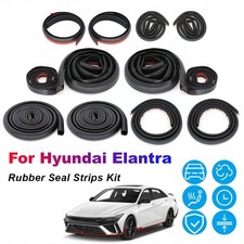 For Hyundai Elantra Door Rubber Seal Strips Weather Draft Wind Noise Reduction S