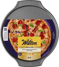 Wilton Premium Large Pizza Pan Steel Non-Stick 16-Inch, Packaging May Vary